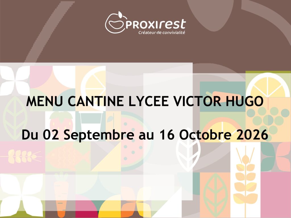 Menu cantine 02 septembre au 16 octobre 2026